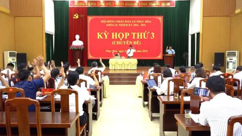 Kỳ họp biểu quyết nhất trí thông qua các nghị quyết.
