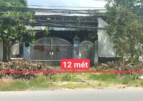 Mặt tiền khu đất ngang 12m, dễ dàng chia đôi theo quy định