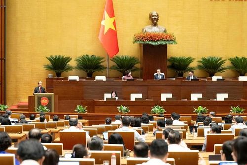  Nghị trường chiều 22-8. Ảnh: VIẾT CHUNG 