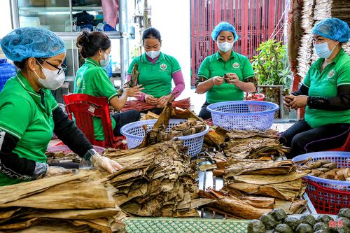 Nghề làm bánh gai truyền thống của làng Khổng Yên được gìn giữ, phát triển cho đến ngày nay.