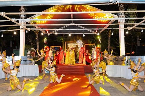 Văn hóa Chăm được giới thiệu trong buổi chào đón dàn thí sinh Miss World lần thứ 73 đến Khánh Hòa. (Ảnh: BTC)