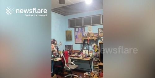 Ảnh cắt từ clip Newsflare.