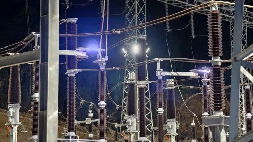 Một góc Trạm biến áp 220kV Phú Quốc
