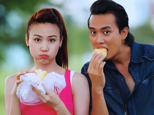 Quốc Trường trong những ngày đầu bước vào lĩnh vực điện ảnh với Nhà Có 5 Nàng Tiên.