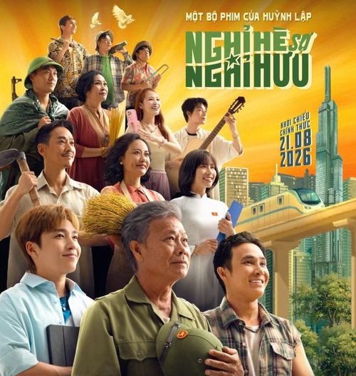 Hồng Ánh và Hứa Vĩ Văn đảm nhận vai vợ - chồng trong Nghỉ Hưu Sợ Nghỉ Hè. (Ảnh: NSX)