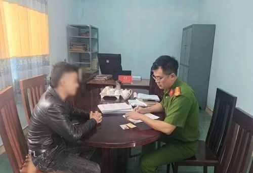 P. đã bị Công an xã Ia Hrú lập hồ sơ xử lý. Ảnh: ĐVCC