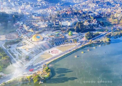 Quang cảnh khu vực trung tâm đô thị Đà Lạt