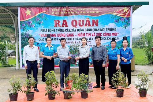 Muổi Nọi phát động trồng cây, xây dựng cảnh quan môi trường.
