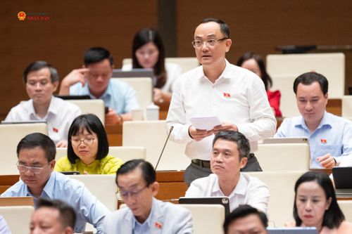 ĐBQH Nguyễn Ngọc Sơn (TP. Hải Phòng) phát biểu. Ảnh: Phạm Thắng