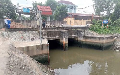 Mực nước tại các sông Hải Phòng được chủ động tiêu hạ.