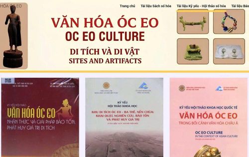 Thư viện tỉnh An Giang ra mắt chuyên mục “Văn hóa Óc Eo” trên website: https://thuvien.angiang.gov.vn/