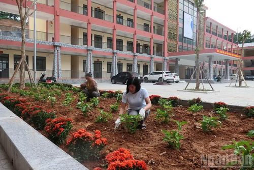 Khi đi vào hoạt động, ngôi trường mới sẽ góp phần nâng cao chất lượng giáo dục xã vùng biên Thanh Thủy.