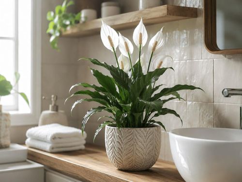 Lan ý ưa độ ẩm và nhiệt độ ấm áp nên rất thích hợp để trong phòng tắm.