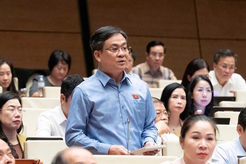  Đại biểu Vũ Huy Khánh, đoàn ĐBQH Thành phố Hồ Chí Minh phát biểu thảo luận (Ảnh: CTTĐT Quốc hội).