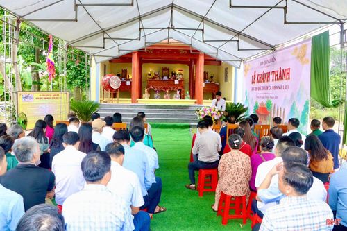 Toàn cảnh buổi lễ khánh thành.