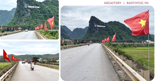 Những ngày tháng Tám, cờ đỏ sao vàng tung bay trên những miền quê Quảng Trị.