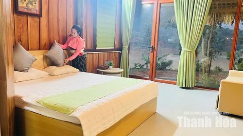 Các cơ sở du lịch ở xã Thường Xuân chuẩn bị các điều kiện cần thiết phục vụ du khách dịp lễ Quốc khánh 2/9.