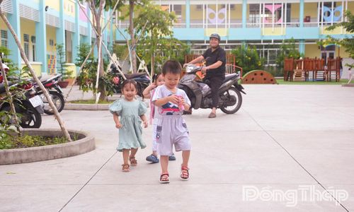 Trường Mầm non Lê Thị Hồng Gấm chuẩn bị sẵn sàng đón trẻ đến trường năm học mới 2026 - 2027.