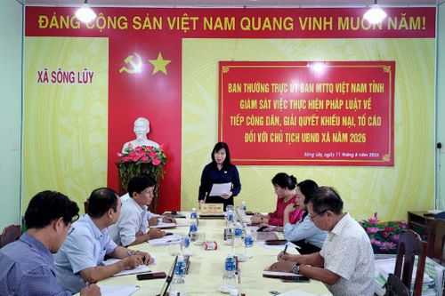 Thông qua công tác giám sát, nhiều ý kiến, nguyện vọng của nhân dân đã được MTTQ Việt Nam tỉnh Lâm Đồng ghi nhận