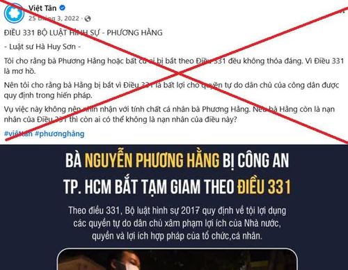 Luận điệu xuyên tạc của các thế lực chống phá, phản động.