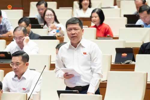 ĐBQH Tạ Văn Hạ (Đà Nẵng) phát biểu. Ảnh: Phạm Thắng