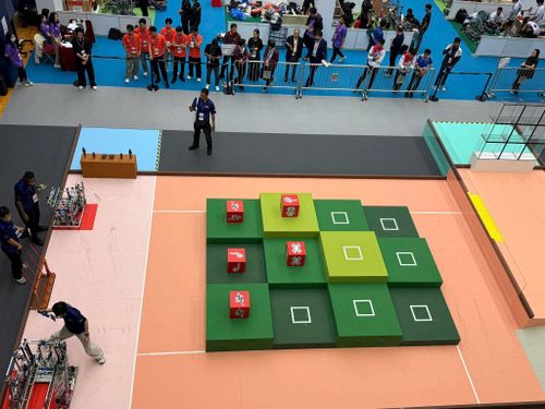 ABU Robocon là cuộc thi thường niên do Hiệp hội Phát thanh Truyền hình châu Á - Thái Bình Dương (ABU) khởi xướng. Ảnh: VTV