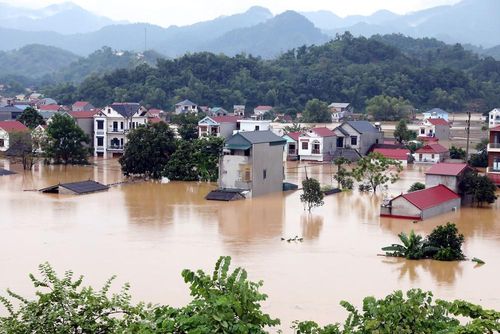 Xã Tràng Định, tỉnh Lạng Sơn có gần 800 nhà dân bị ngập sâu