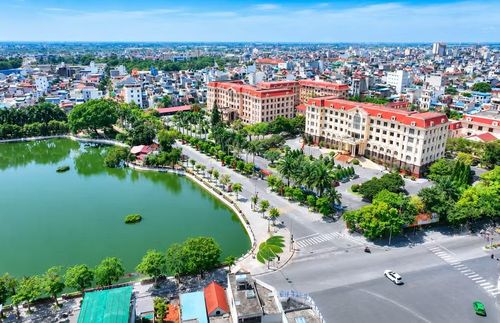 Diện mạo đô thị phường Nam Định, tỉnh Ninh Bình.