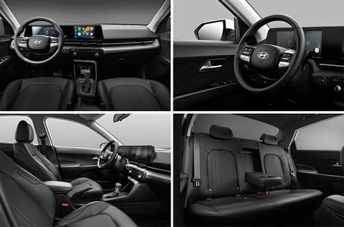 Khoang nội thất Hyundai Accent được thiết kế theo hướng hiện đại và thực dụng.
