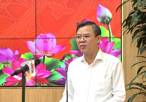 Ông Trương Cảnh Tuyên - Chủ tịch UBND TP. Cần Thơ phát biểu tại buổi lễ.