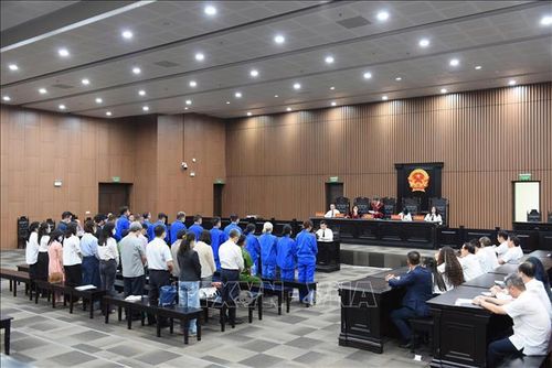 Toàn cảnh phiên tuyên án.