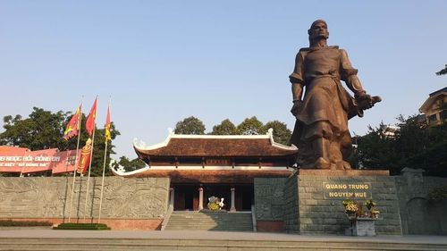 Chiến thắng Ngọc Hồi – Đống Đa do vua Quang Trung chỉ huy còn nguyên giá trị tại Công viên Di tích Gò Đống Đa. Ảnh: Tư liệu