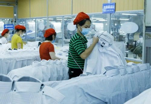 7 tháng năm 2026, xuất khẩu dệt may sang thị trường Mỹ đạt khoảng 10,5 tỷ USD. Ảnh: An Thư