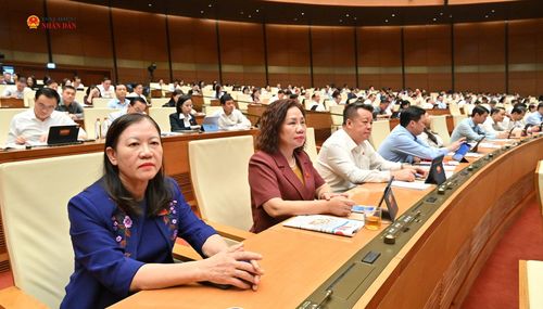 Các đại biểu tham dự phiên họp. Ảnh: Quang Khánh