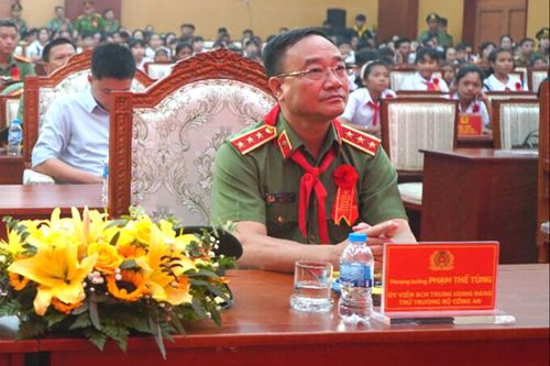 Thứ trưởng Bộ Công an, Thượng tướng Phạm Thế Tùng tham dự buổi lễ