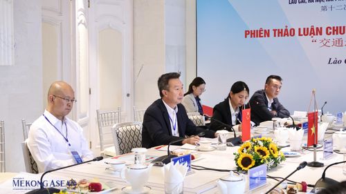 Các đại biểu tỉnh Vân Nam (Trung Quốc) trao đổi tại phiên thảo luận. Ảnh: Thu Thảo/Mekong ASEAN.
