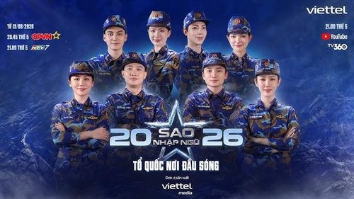 Chương trình "Sao nhập ngũ 2026" đã phát sóng đến tập 2. Ảnh: NSX.