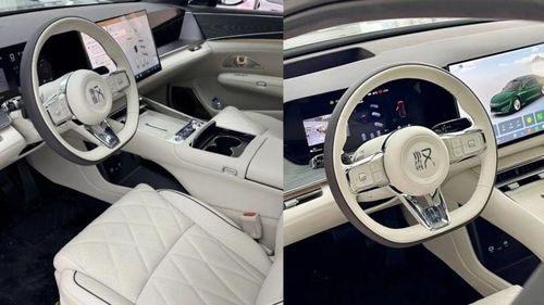 Không gian hàng ghế trước của BYD Da Han. Ảnh: Pinche Xinbaimei.