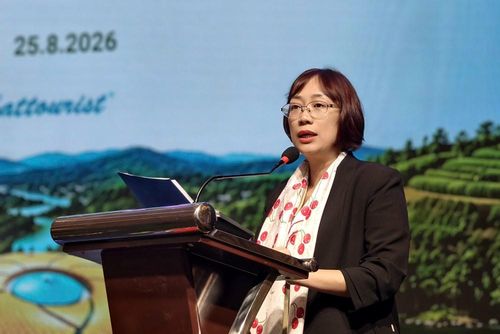 Phó Cục trưởng Cục Du lịch Quốc gia Việt Nam Phan Linh Chi phát biểu