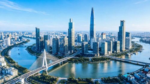 Phối cảnh Trung tâm tài chính quốc tế Việt Nam tại TP Hồ Chí Minh.