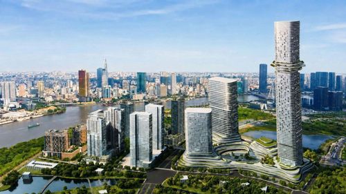 TP Hồ Chí Minh đã có quy mô của một siêu đô thị nhưng để đạt tầm vóc khu vực cần biến lợi thế địa giới thành năng lực liên kết và chất lượng sống (ảnh phối cảnh).