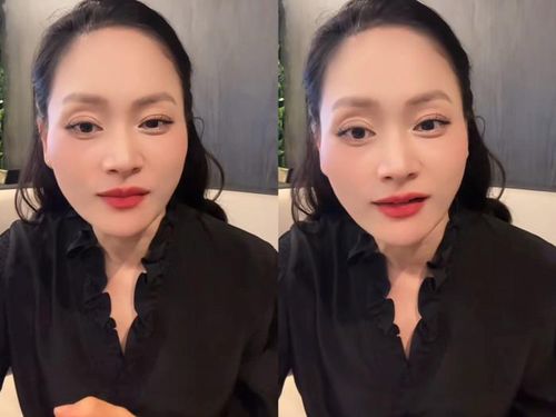 Trong đoạn video đăng tải, Lan Phương chia sẻ thường dành thời gian cho công việc, chăm sóc hai con và phát triển bản thân. Ảnh: FBNV
