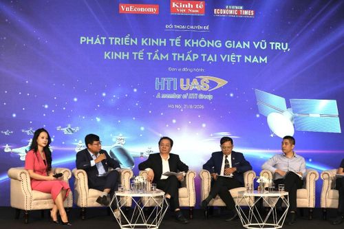 Đối thoại Phát triển kinh tế không gian vũ trụ, kinh tế tầm thấp tại Việt Nam. Ảnh: Tri Phong.