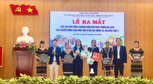 Thành lập câu lạc bộ cồng chiêng xã với thành viên nòng cốt từ thôn Đạ RLơm