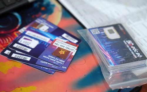 Tang vật vụ việc liên quan đến lừa đảo