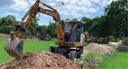 Nâng cốt đường ở những vùng thấp trũng.