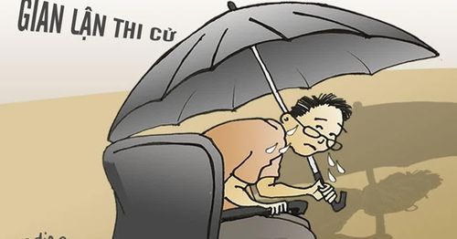 Tranh biếm hoạ để minh hoạ. Nguồn: Internet.