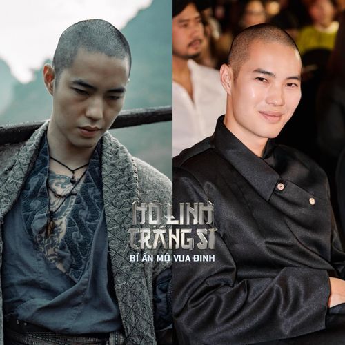 Trong dàn cast "Hộ linh tráng sĩ: Bí ẩn mộ vua Đinh", bên cạnh những nghệ sĩ nổi tiếng như: NSND Tự Long, Quách Ngọc Ngoan, Johnny Trí Nguyễn, Hứa Vĩ Văn... thì dàn sao trẻ cũng nhận được sự quan tâm từ khán giả. Trong đó, diễn viên Đăng Trần - đầu trọc, gương mặt dữ dằn thủ vai Tráng sĩ sông nước - khiến khán giả tò mò.