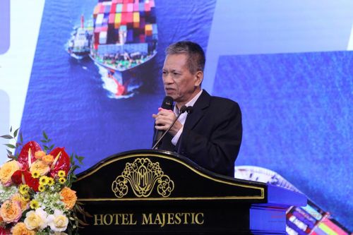 Ông Ngô Khắc Lễ, Trọng tài viên VIAC, Hòa giải viên Trung tâm Hòa giải Việt Nam (VMC) phát biểu. Ảnh: L.T