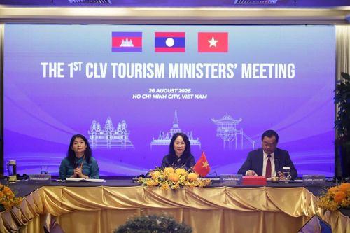 Bộ trưởng Bộ VHTTDL Lâm Thị Phương Thanh chủ trì Hội nghị Bộ trưởng Du lịch CLV lần thứ nhất